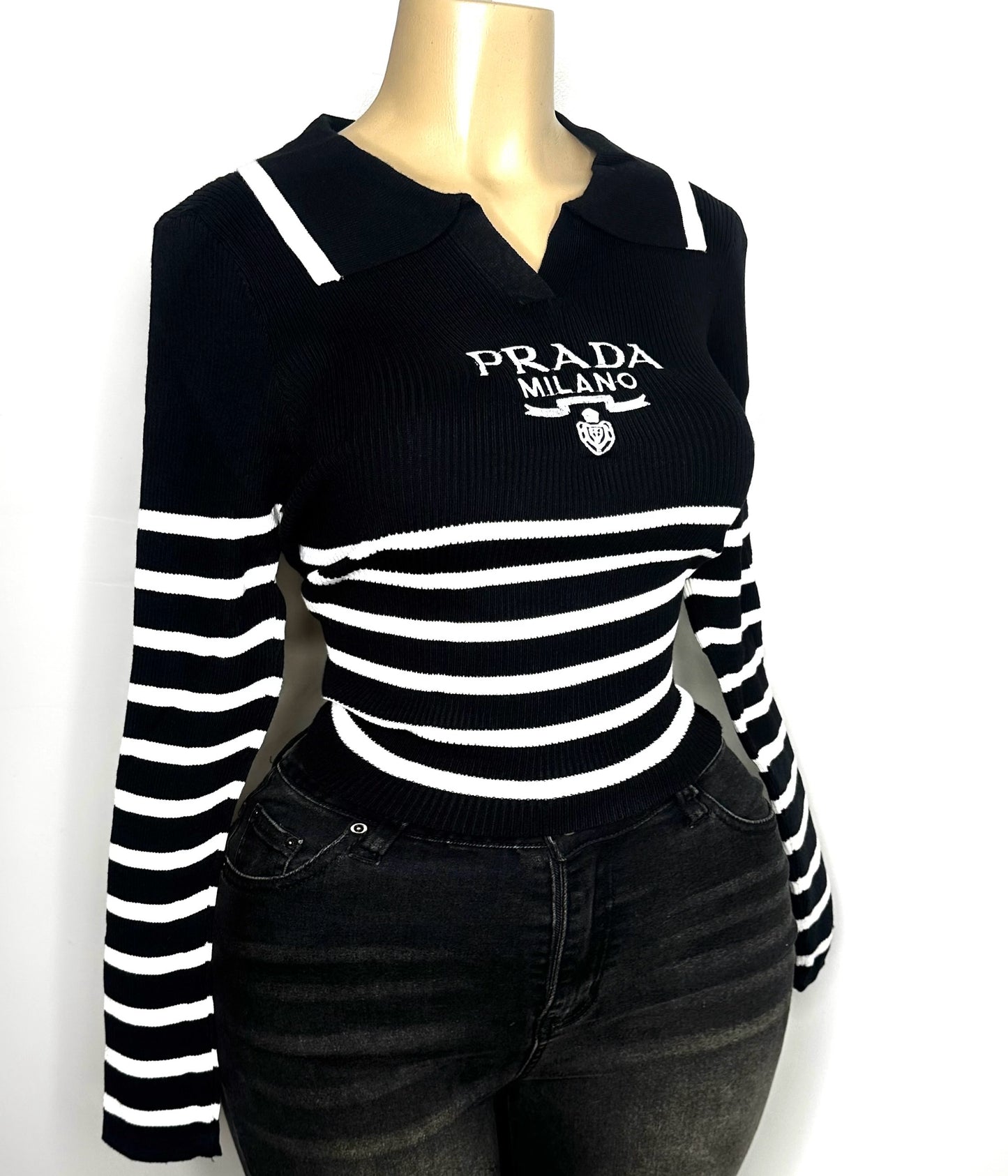 Milano Ribbed Sweater Top