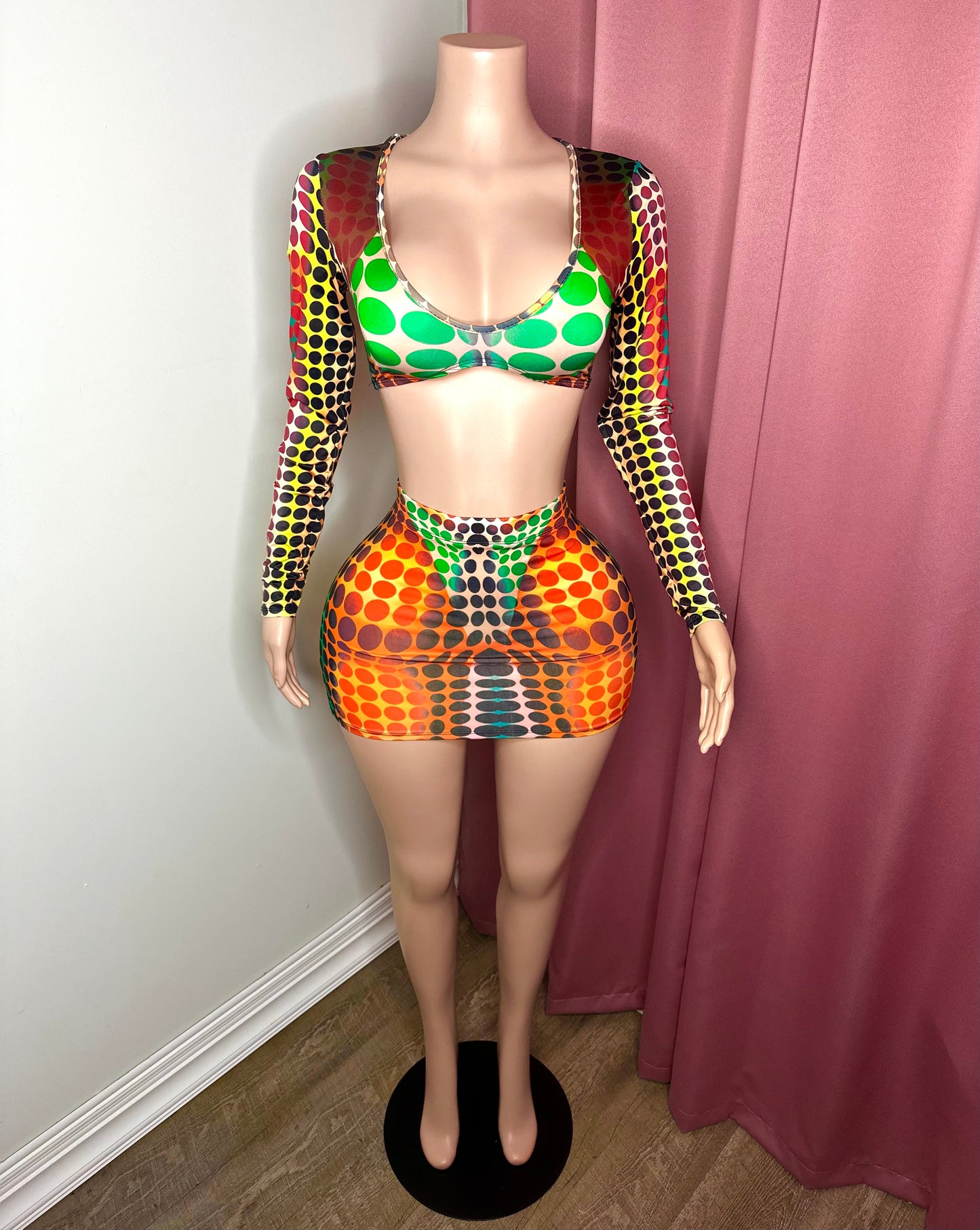 JEAN PAUL GAULTIER SKIRT SET