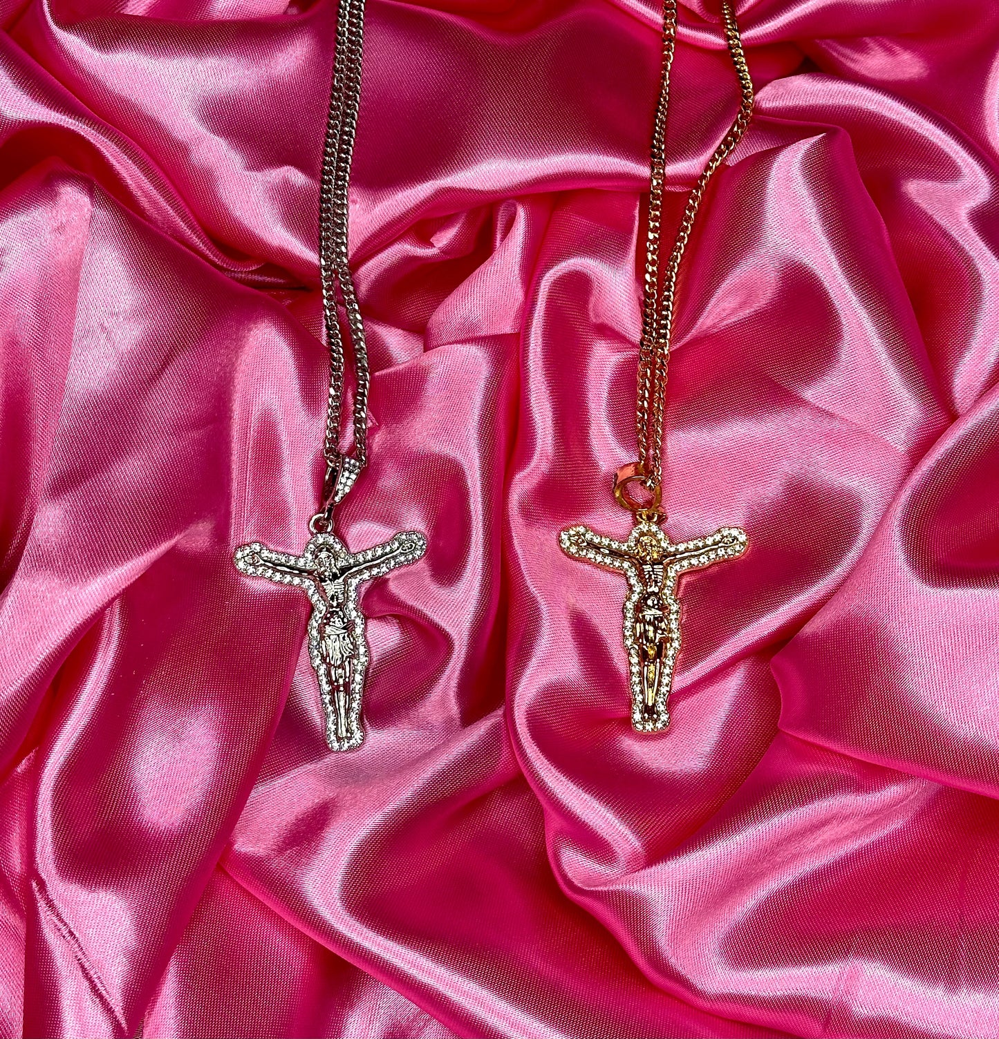 Iced Out Jesus Pendant Necklace