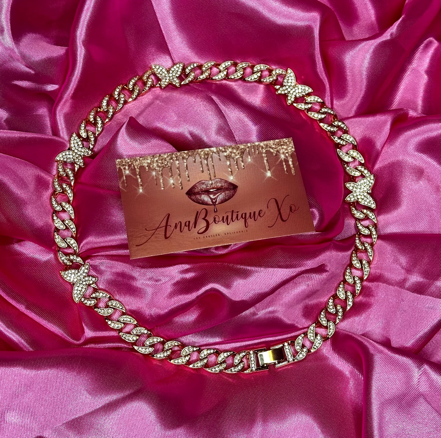 Mariposa Iced Out Necklace