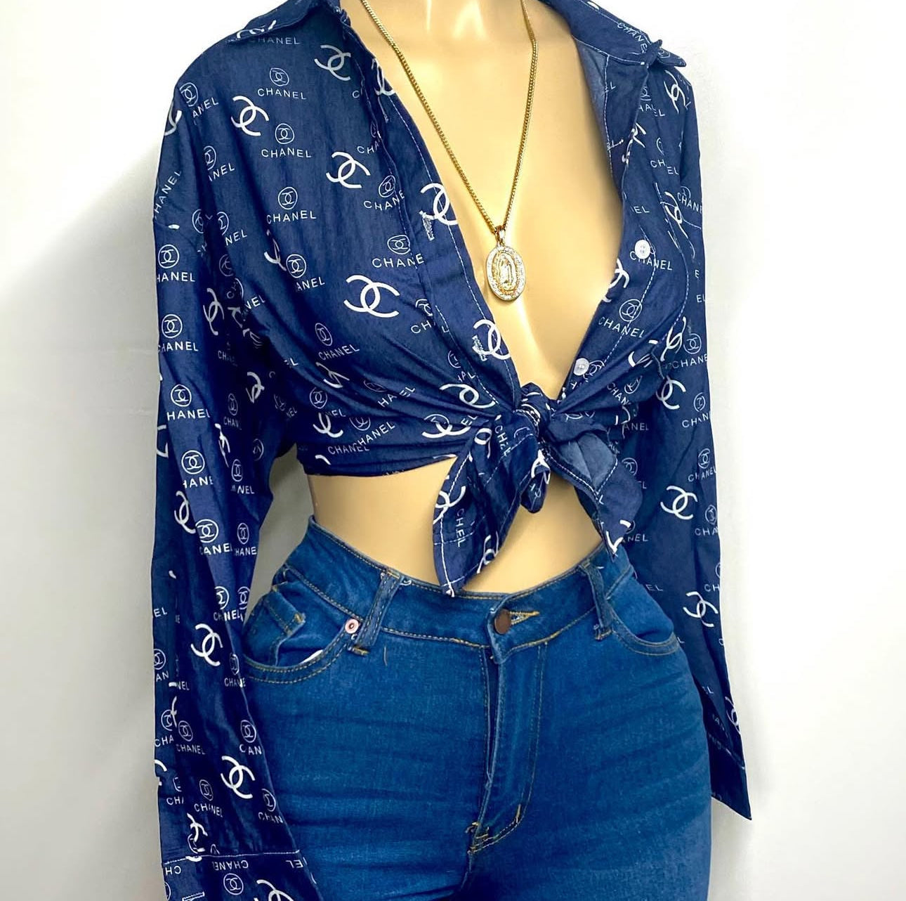 CC Denim Blouse
