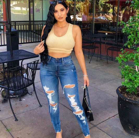 Curvy High Rise Jeans