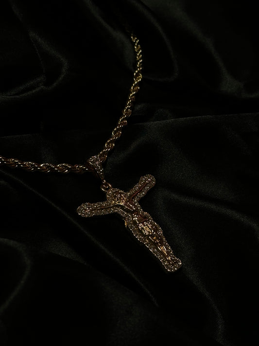 ICED OUT JESUS CHRIST NECKLACE